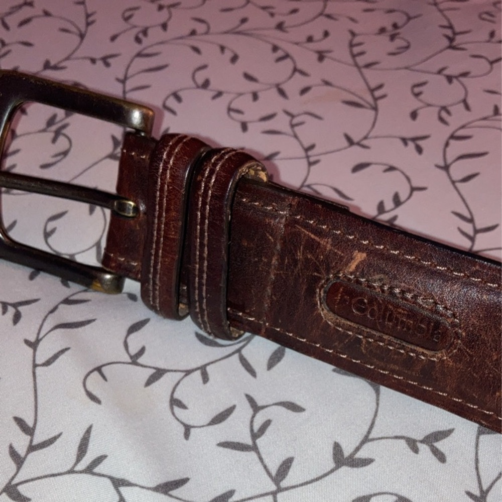 Columbia Brown Leather Belt